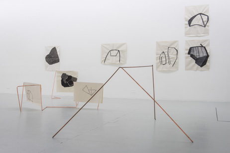 Caroline von Gunten, Temporary shelter, 2013-2016, Kunstverein Freiburg, 2016, Photo: Marc Doradzillo