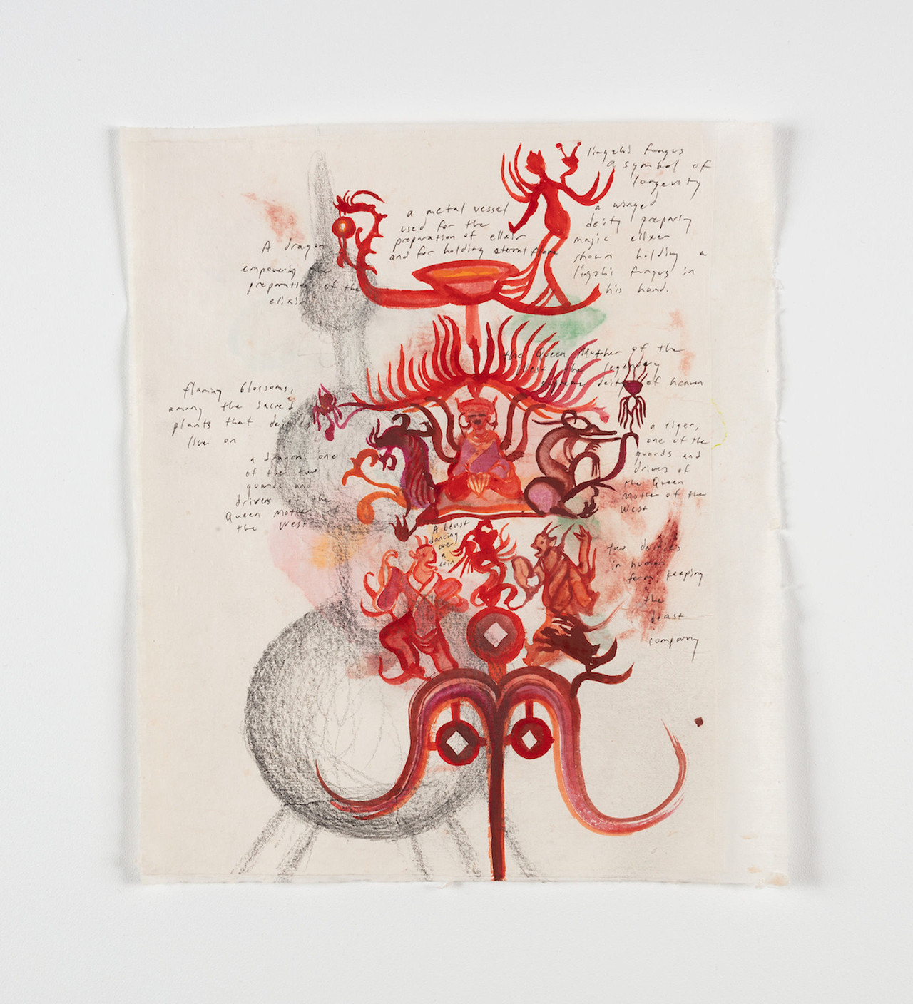 Amy Lien, Enzo Camacho, Spirit Activity, Watercolor on paper, Kunstverein Freiburg